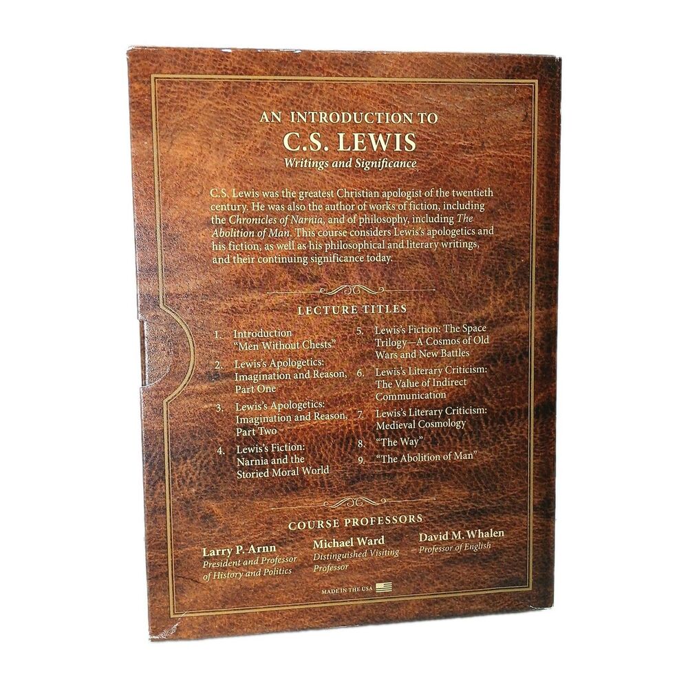 Introduction to C.S. Lewis 3-DVD's Set Courses by Hillsdale College 9-Lectures - Picture 3 of 9